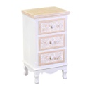 Mobiletto legno andorra 3 cassetti cm37x30h68