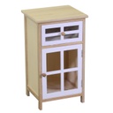 Mobiletto naomi 1 anta + 1 cassetto naturale rettangolare cm33x30h57,5