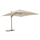 Ombrellone braccio alluminio Saragozza cm 300 x 300 x 255