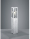 Palo Squadrato per Esterno Garonne Zincato H80 cm Trio Lighting