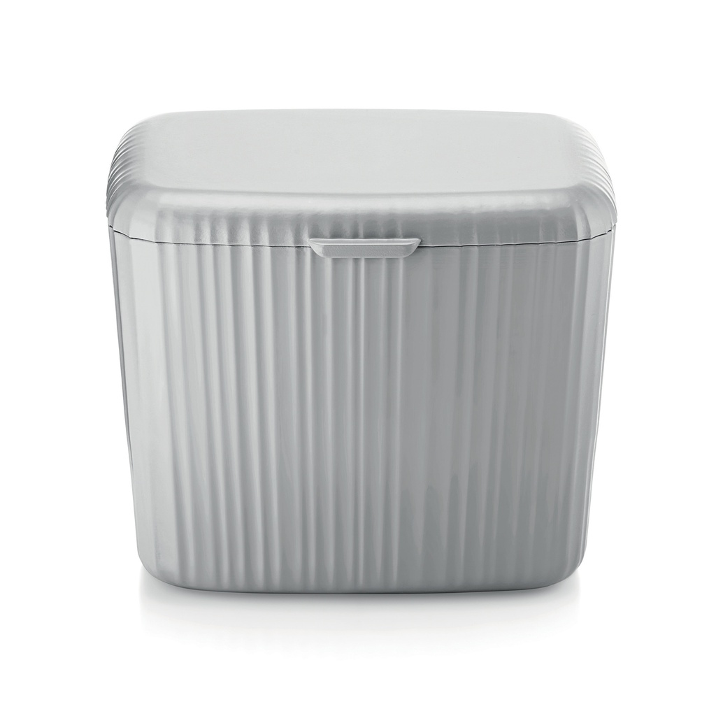 Pattumiera organico Guzzini Bio Wasty grigio opaco