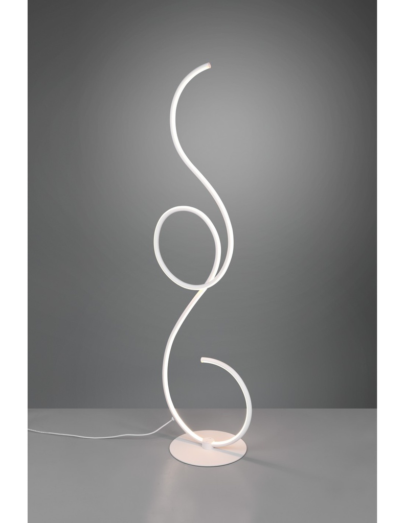 Piantana Da Salotto Moderna Bianca Led Dimmer Jive Trio Lighting