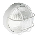 Plaf.C-Gabbia In Resina  linea echo tonda  bianco