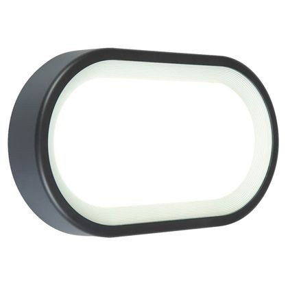 Plaf.Ovale 18W Led 4000K  linea orion  grafite