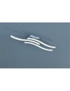 Plafoniera Moderna 3 Bacchette Led 3000k Route Nichel Trio Lighting