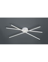 Plafoniera Moderna Tiriac 3 Bacchette Led Bianco L100 cm Trio Lighting