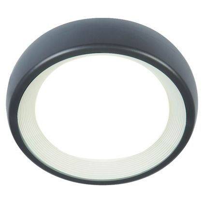Plafoniera Tonda 8W Led 4000K  linea loft  grafite