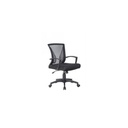 Poltrona da ufficio con schienale traspirante nero cm 57 x 65 x 91 h