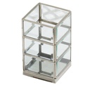 Portacandele silver cm 10x10h17