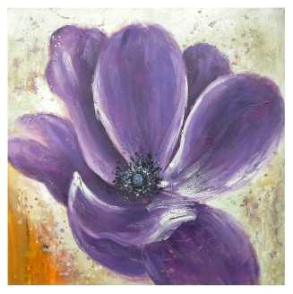 Quadro fiore viola yc-1839 cm. 100 x 100 x 3