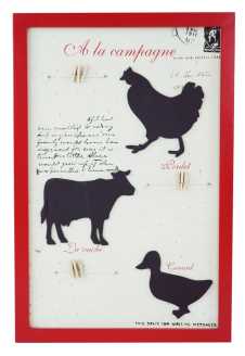 Quadro lavagna memory ca-2409 cm. 30 x 45 x 1,2