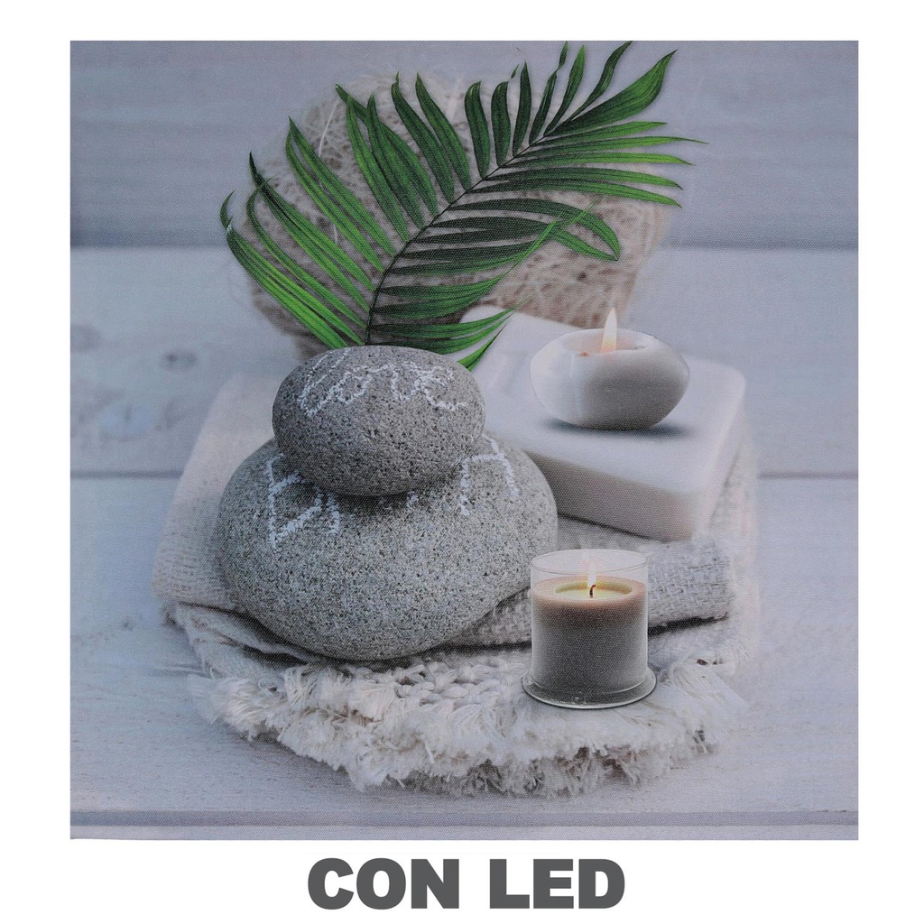 Quadro led zen cm 40x2