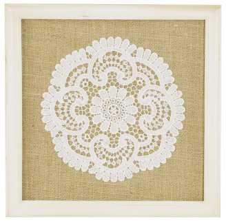 Quadro pizzo fiore fy-1522b cm30x30