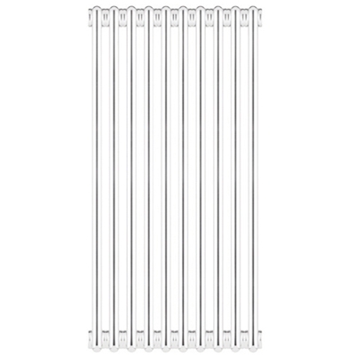 Radiatore tubolare in acciaio 3 colonne mod.660 10 Elementi
