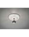 Rosone Portalampada Gesso Verniciabile Stile Classico Lilly Ø30 cm Trio Lighting