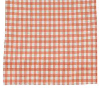 Runner quadretti arancio jm-2147 cm. 45x 140