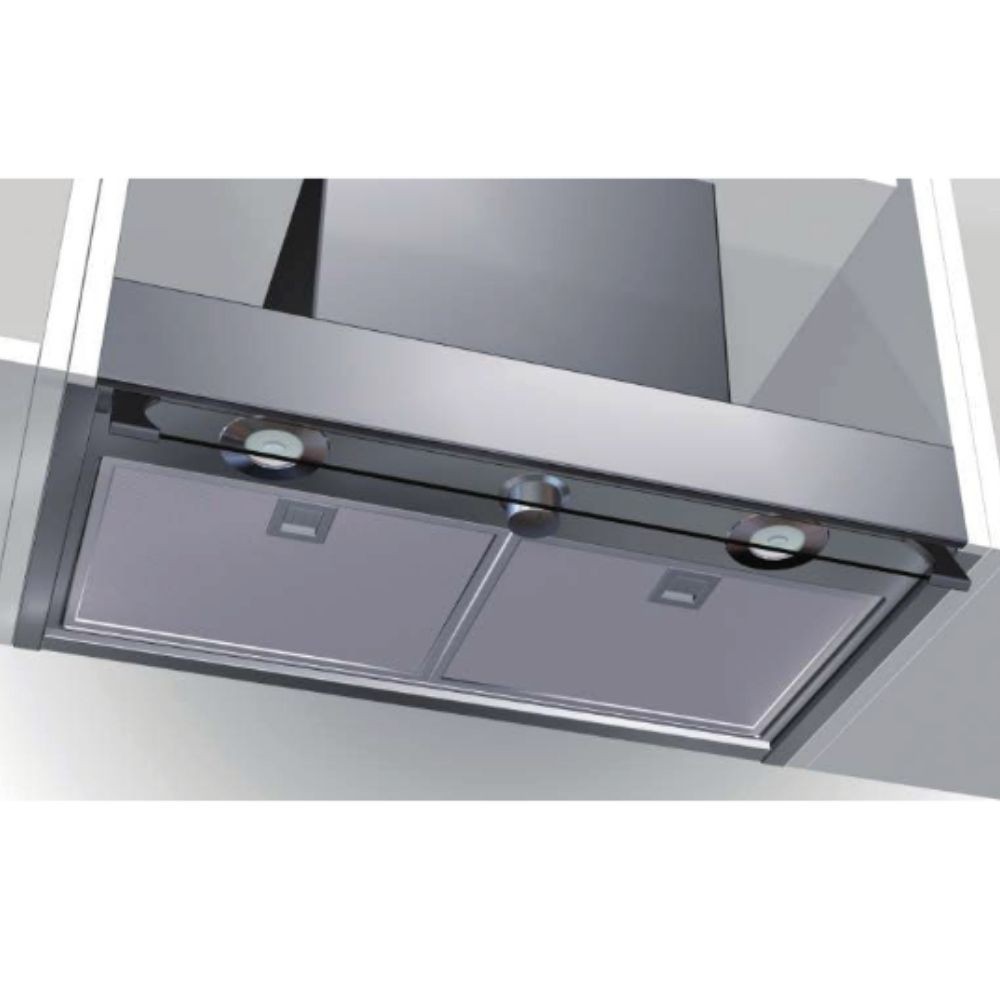 Samet Cappa sotto pensile Keller 90  inox EFFEZ
