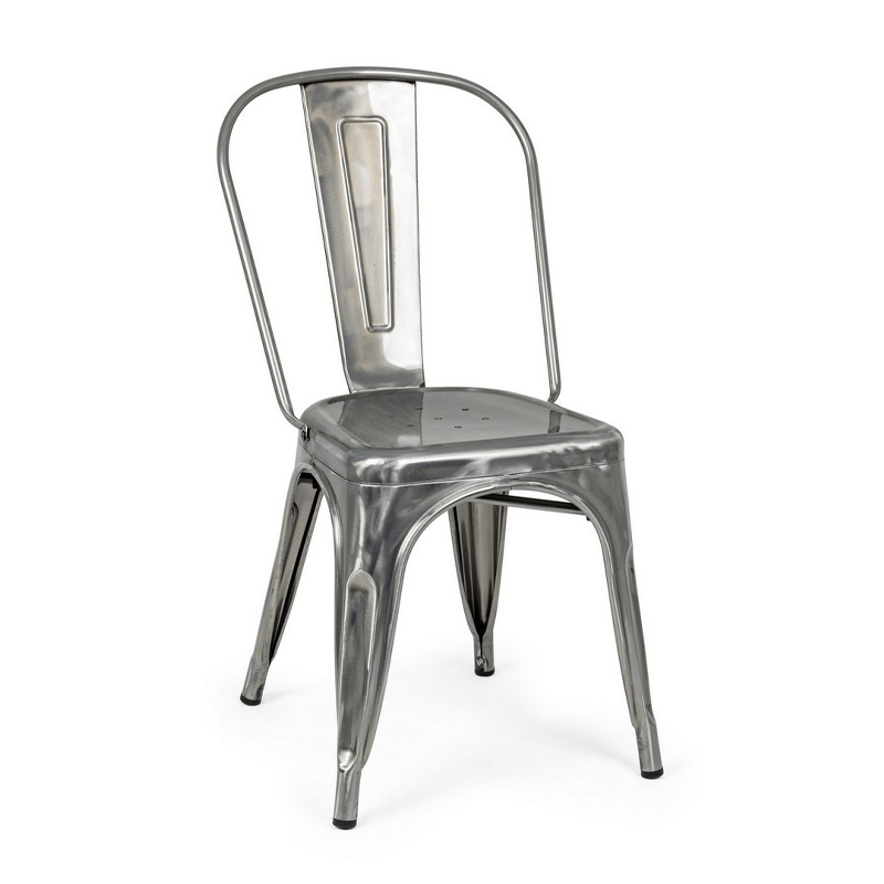 Sedia Minnesota in acciaio Bizzotto 53x45x86