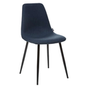 Sedia Tyka in tessuto blu L44 x P 51 x H 85,5 cm