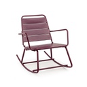 Sedia a dondolo bordeaux bizzotto lillian
