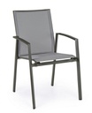 Sedia arredo giardino alluminio antracite Cruise