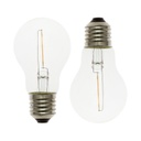 Set 2 Lampada Ricambio E27 36V Goccia Ø60mm Luci di Natale