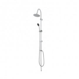 Set Colonna Doccia in Acciaio Cromato Linea Platinum h102 cm