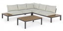 Set salotto giardino Elias antracite