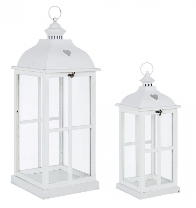 Set2 Lanterna Cross Cuore Qu Bianco  