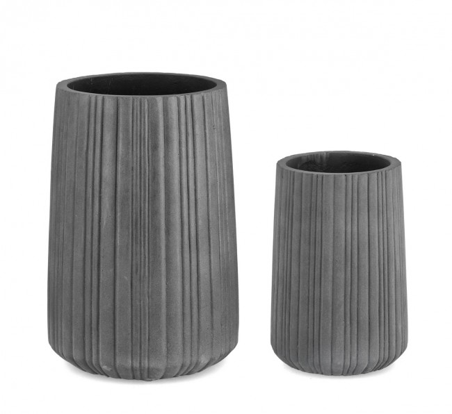 Set2 P.Vaso Halong Cil Grigio