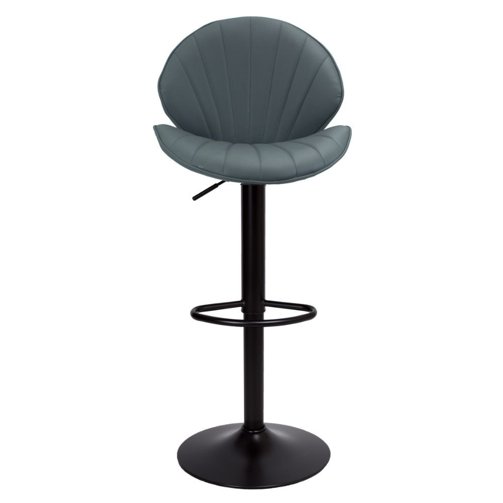 Sgabello regolabile Tunn grigio con piede nero  52x56x90 cm