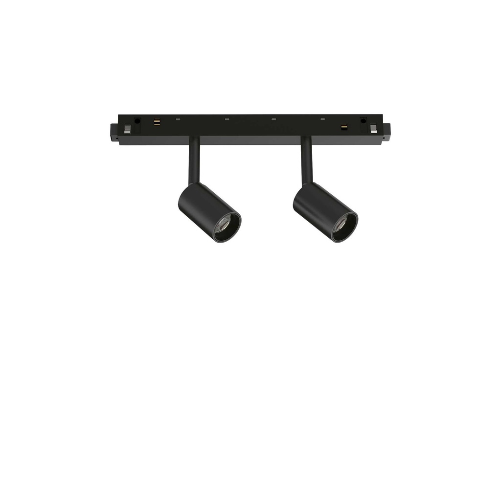 Sistema Lineare EGO Track Double 05W 3000K DALI BK - L 190 x H 95 x P 25 mm
