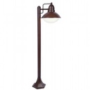 Struttura in Alluminio Pressofuso con Portalampada E27 - Adatta per Lampade a Risparmio Energetico corten