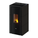 Stufa a pellet Cristal 7 Potenza 7KW Atracite