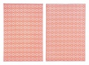 Tappeto Tirrenia Rosso-Bia 120X180
