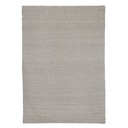 Tappeto da esterno grigio in fibra sintetica lavorato a mano 230x350