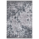 Tappeto decorativo antiscivolo Stella grigio superficie lucida 160x230 EFFEZ