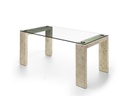 Tavolo Fisso 200 x 90 - Trasparente