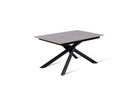 Tavolo allungabile antracite-nero 90 cm x 140- 190 cm H. 76 cm