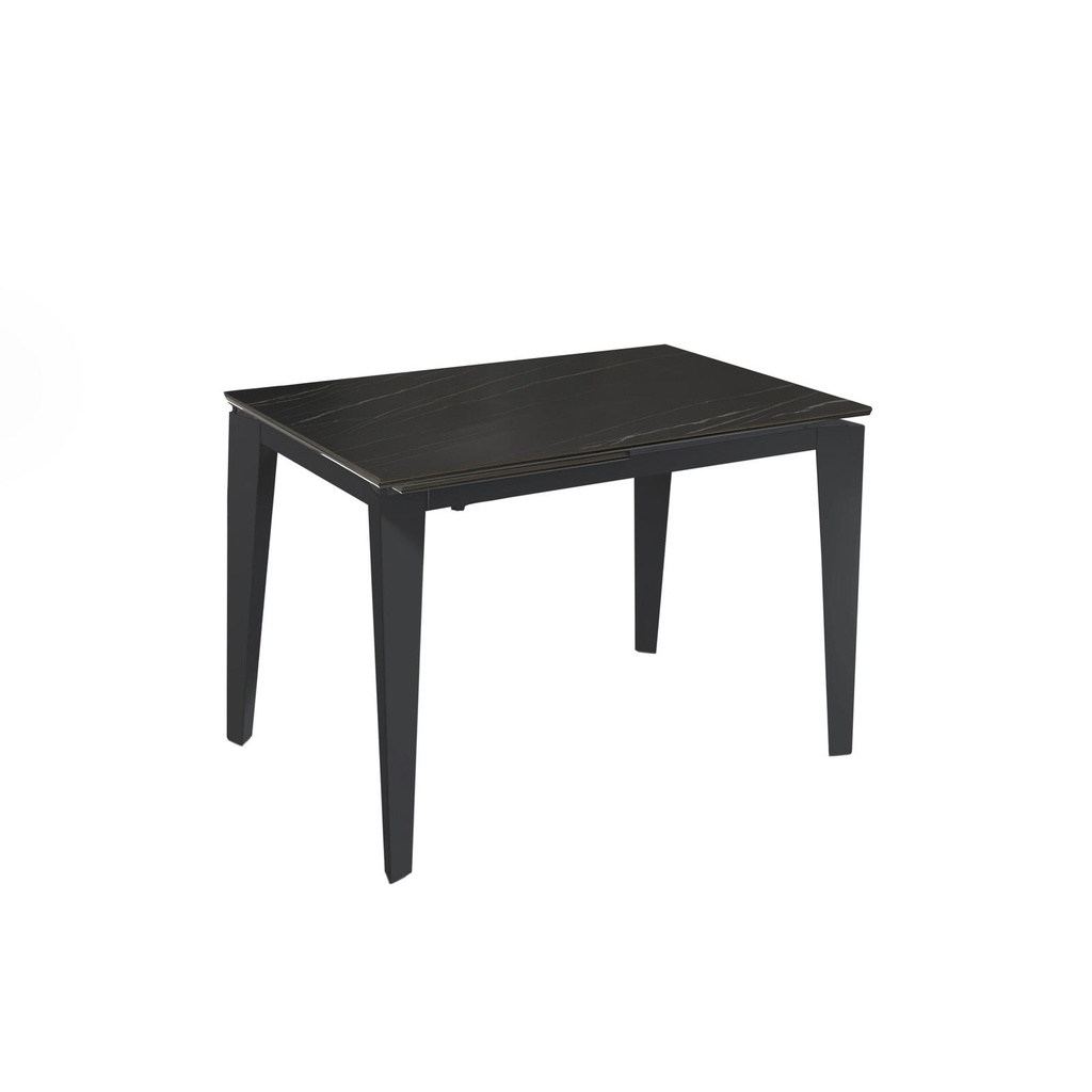 Tavolo allungabile con top in ceramica 120/170x80 cm