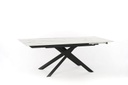 Tavolo allungabile con top in marmo calacatta 170/270x90x76h cm