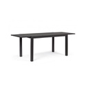Tavolo da esterno allungabile in alluminio Antracite cm 140-210x77x h75