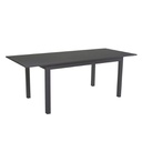 Tavolo in alluminio Sullivan allungabile antracite cm150-210x90xh73