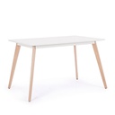 Tavolo legno bianco Michelangelo cm 120 x 80