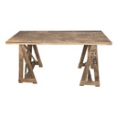 Tavolo legno naturale rettangolare cm 60 x 150 x h 77