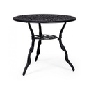 Tavolo per esterno in alluminio Antracite VICTORIA diametro 80 x h67 cm iperbriko