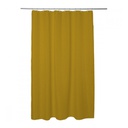 Tenda doccia in poliestere a nido d'ape Senape 180x0,1x h200 cm
