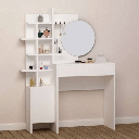 Toilette trucco Mup bianca con vani a giorno EFFEZ
