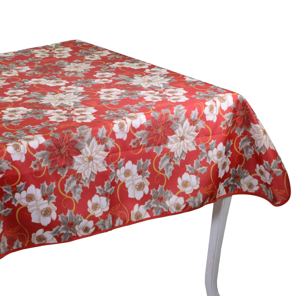 Tovaglia poliestere sival rosso cm140x240h0