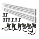 Track Wall Stanley kit 20 pezzi organizzatore per attrezzi